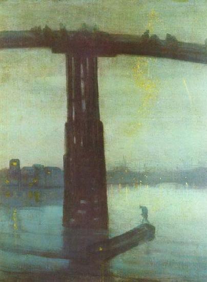 James Abbott Mcneill Whistler Nocturne oil painting picture
